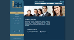Desktop Screenshot of irhcapitalhumano.com