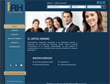 Tablet Screenshot of irhcapitalhumano.com